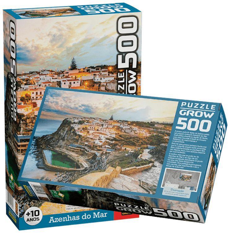 Quebra Cabeça Puzzle 500 Pçs Azenhas do Mar Lisboa Portugal - Grow